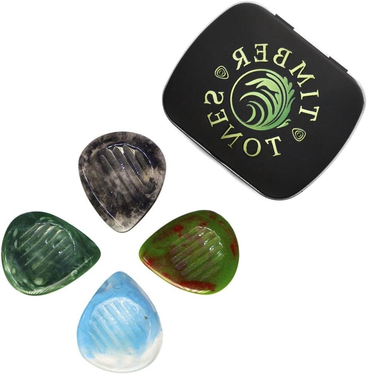 Grip Plectrums - Gitaar Plectrums - Gitaar Spelen - Harstinten Grip - 30 x 26 mm - Natuurlijk
