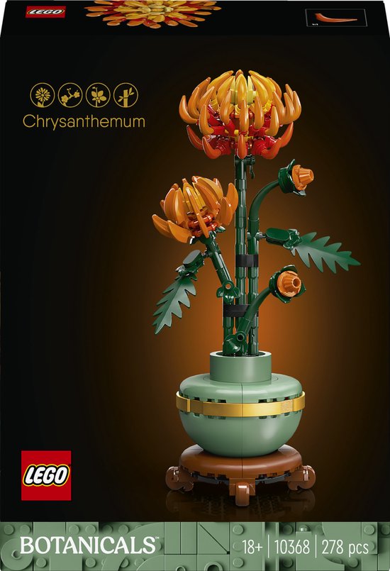 Foto: Lego icons chrysant botanical collection 10368