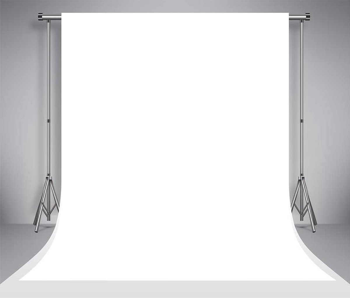 Fotografische Achtergrond - Studio Doek - Portret Fotografie - Naadloos Microvezel - 3x3m - Wit