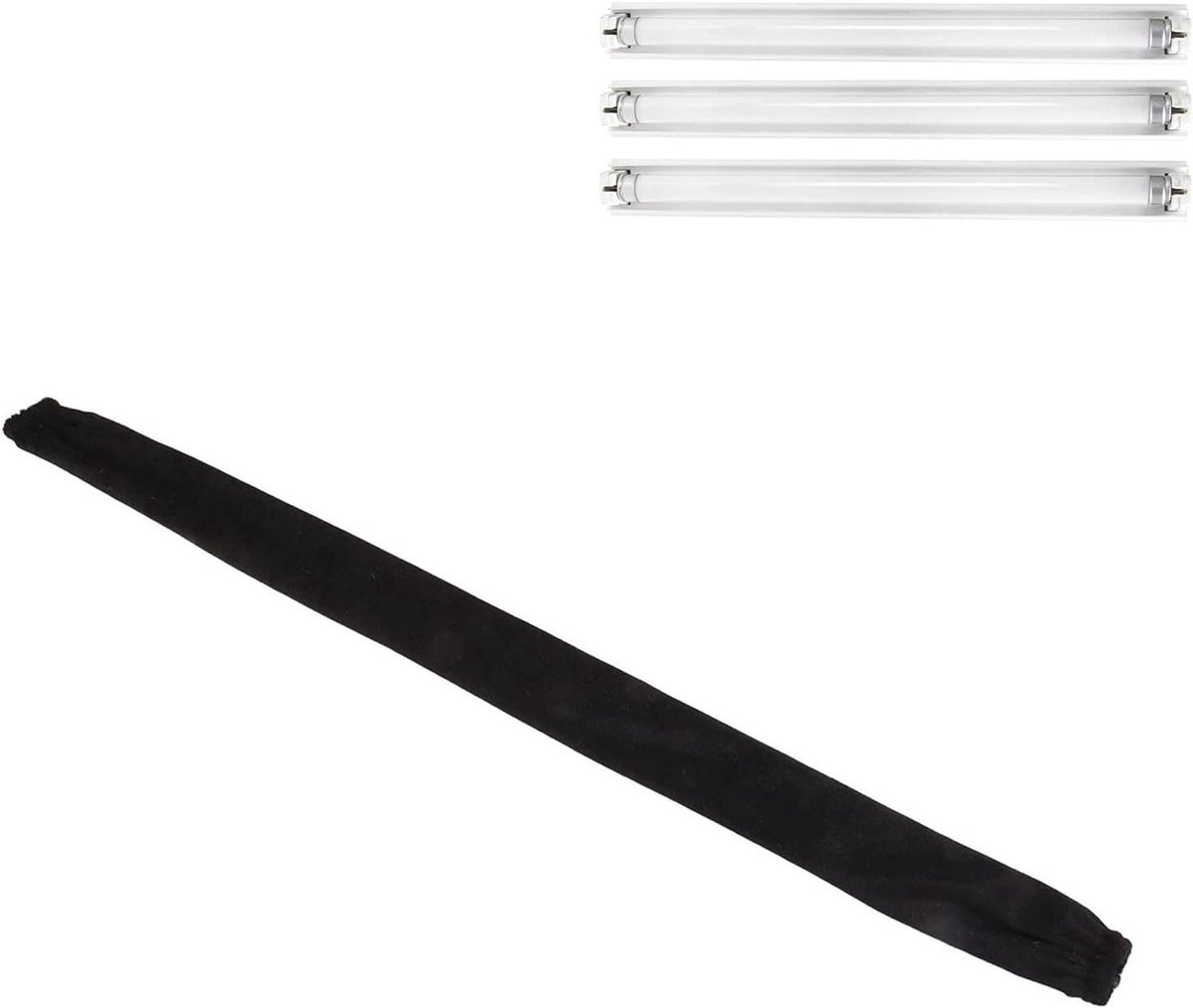 Ketting Beschermhoes - Kabel Beschermer - Kabelbeheer - Met Rits - 60 cm - Zwart