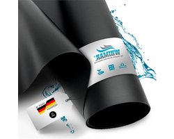 Vijverfolie PVC - Waterdicht Zeil - Vijver Aanleggen - Vorstbestendig Uv-gestabiliseerd - 1 mm dik - Zwart