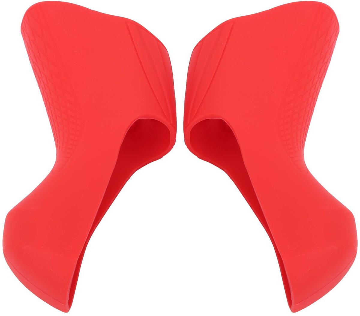 VT Goods - Fietsstuur Grip Cover - Siliconen Remhendels - Ergonomisch en Duurzaam - Rood - Geschikt voor R7000 R8000 - Fietsaccessoires