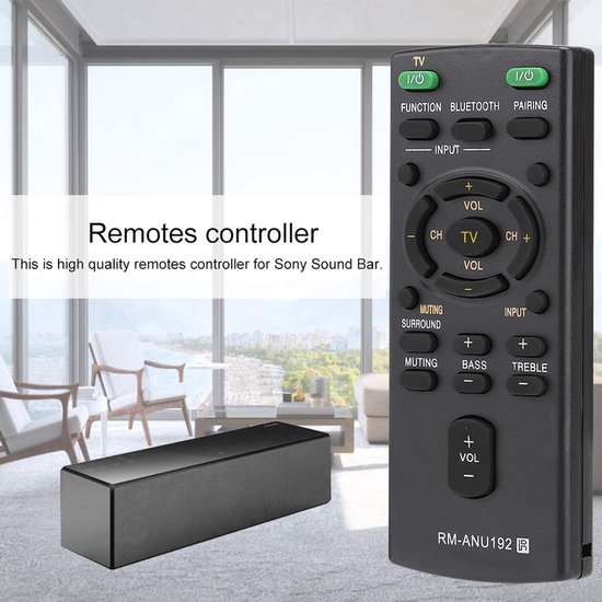 ONF3 - Afstandsbediening - 8M Bereik - Geschikt voor Sound Bar - Compact Formaat - Ideaal voor Thuisgebruik - Eenvoudig in Gebruik - Voor Divers... van Onf3 — afbeelding 4