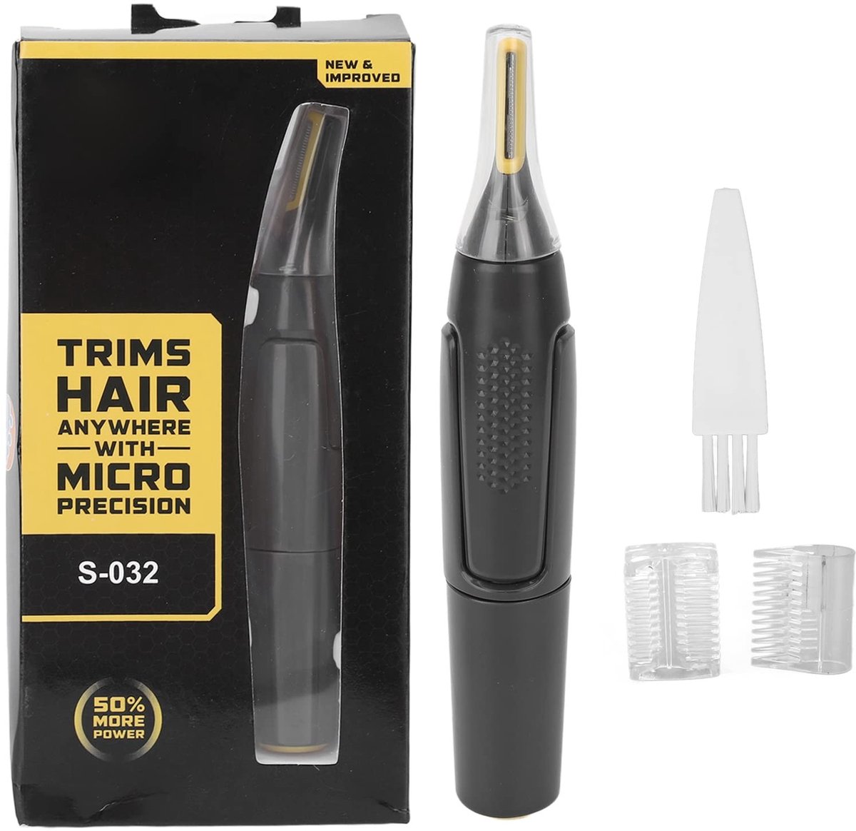 Store_7 - Tondeuse voor oren en neus - Pijnloze neushaarverwijderaar - Professionele precisie - Elektrisch - Wasbare gezichtshaartrimmer - Geschikt...