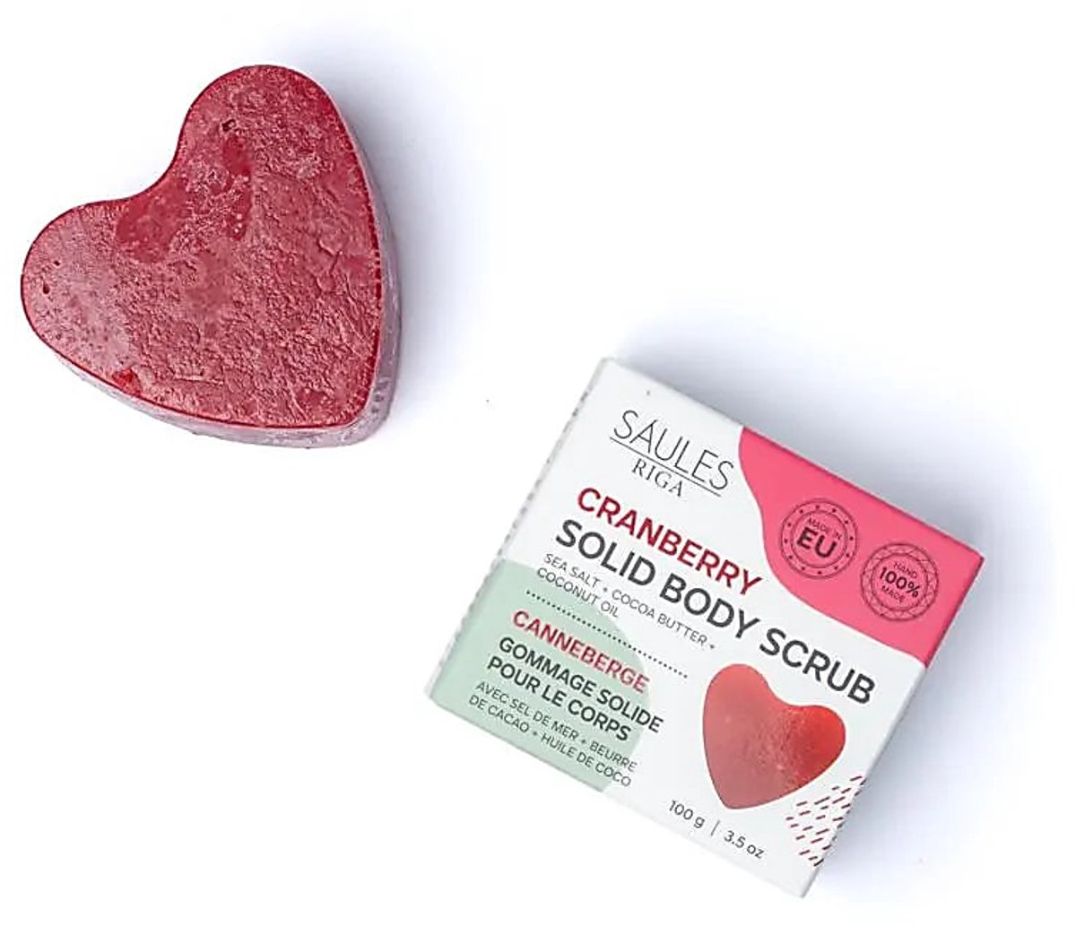 Natuurlijke Scrub Zeep Cranberry