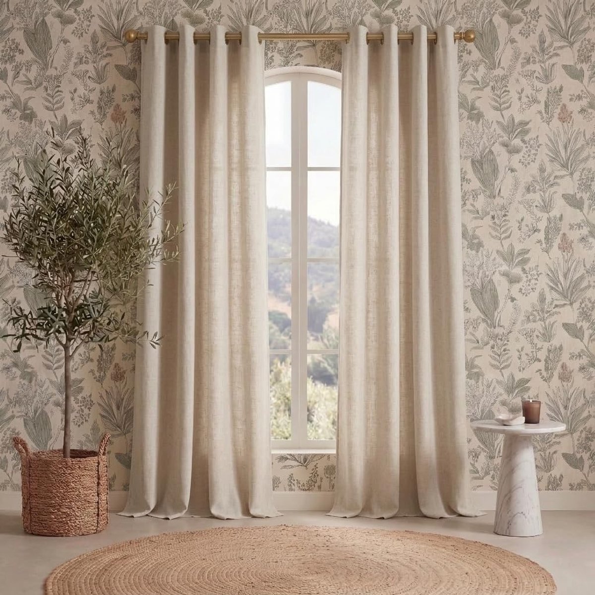 VT Goods - Raamgordijnen - Semi-transparant - 140B x 245H cm - Beige - Vitragegordijnen - Geschikt voor woonkamer, slaapkamer, kinder- en studeerkamer