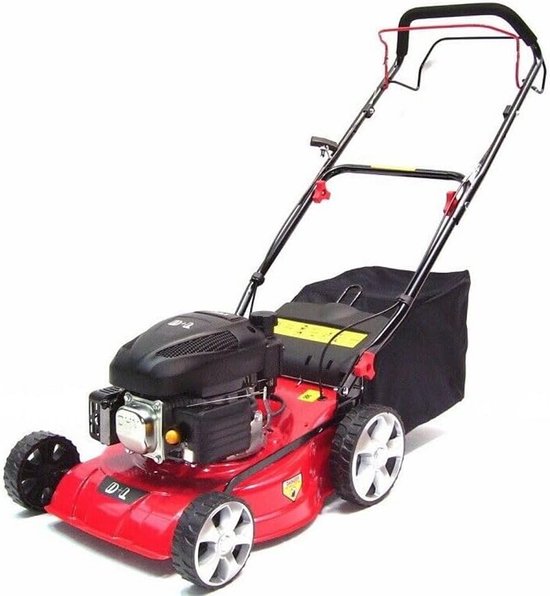Benzine grasmaaier - Motor maaier - Gazon onderhoud - Zelfaandrijving met Big Wheeler - 41 cm snijbreedte - Rood — afbeelding 4