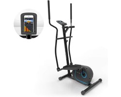 Crosstrainer - Cardio Fitness - Thuis Trainen - Stil Riem Systeem - 12kg Vliegwiel - Zwart