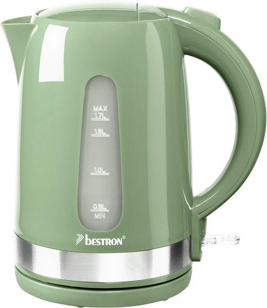 Tognana Iridea draadloze elektrische waterkoker, 1,7 l, kunststof roestvrij staal, rood