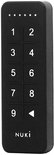 Een zwart Nuki Keypad met cijfers 1 tot en met 9 en een pijl.