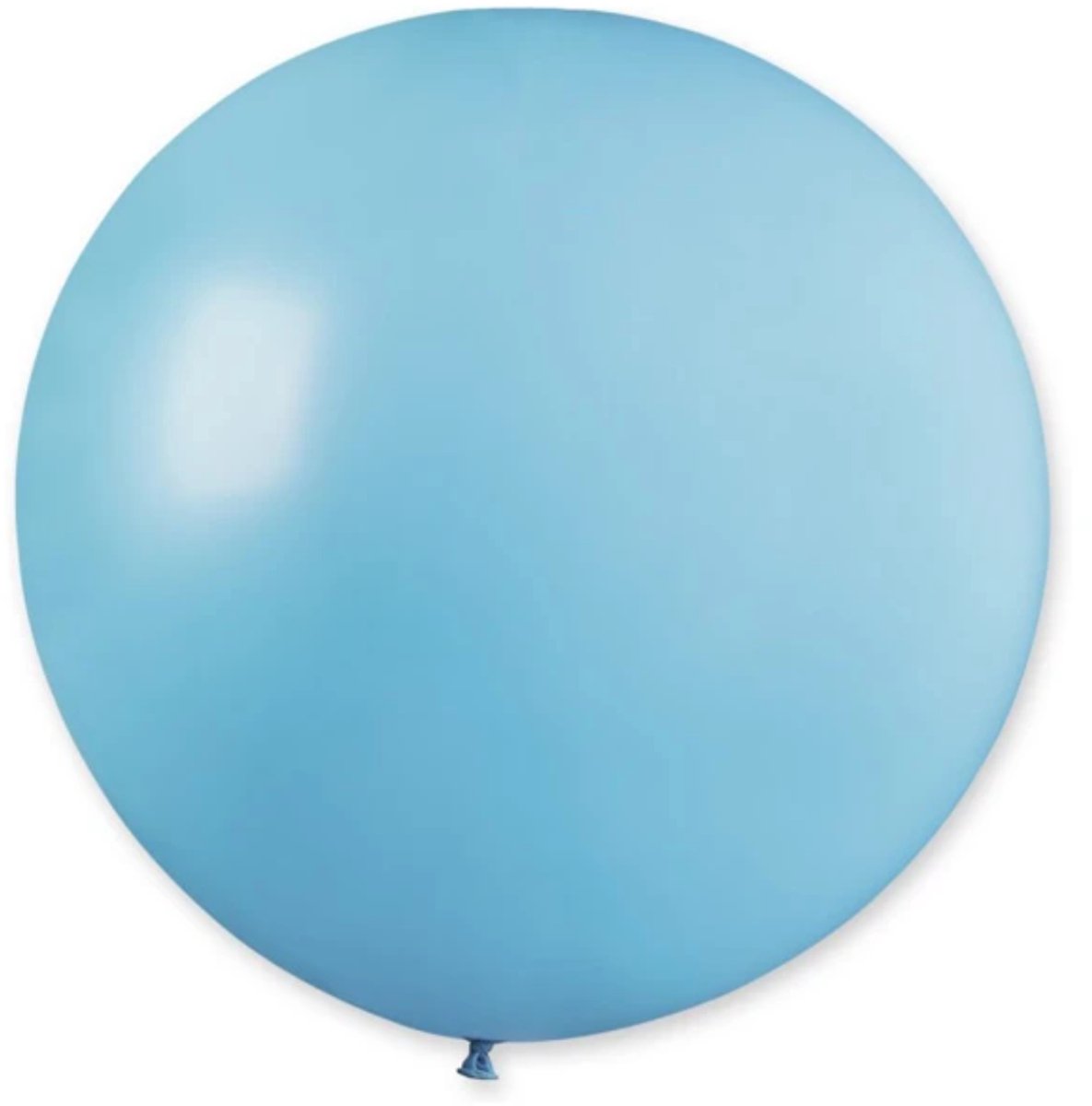 Topballon Latex - Baby Blauw - 80 cm