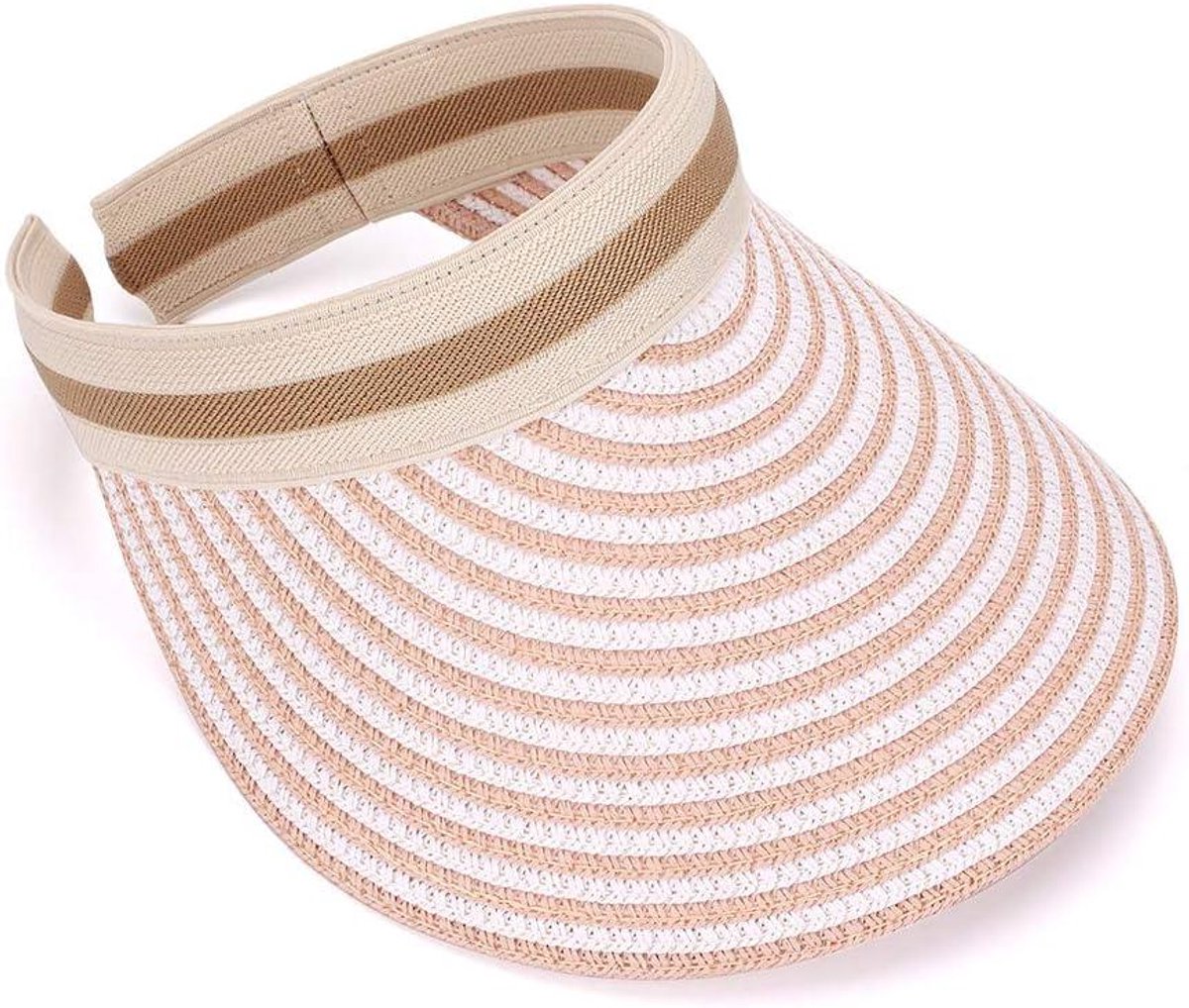 Zonnehoed dames - Strandhoed zomerhoed - Bescherming tegen zon - Brede rand - One size - Zwart