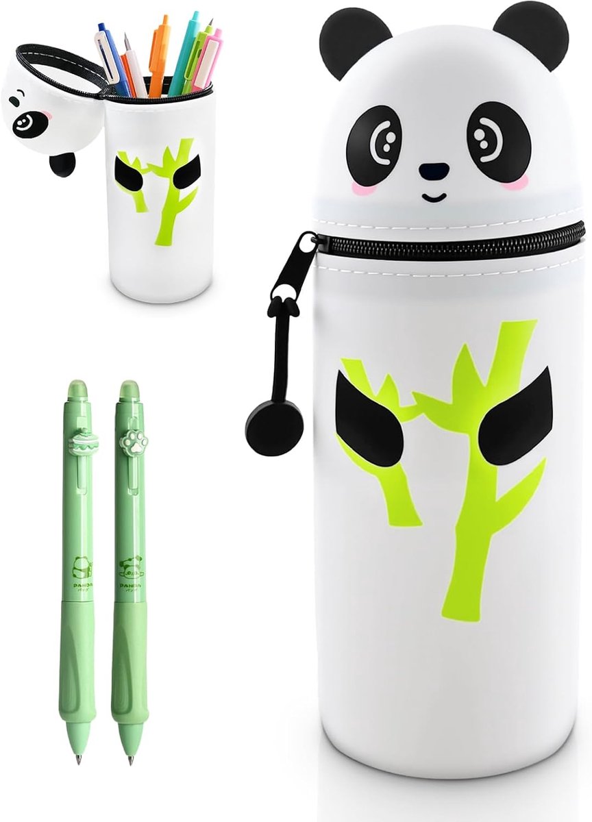 2-in-1 Silicone Case - Panda White - Telefoonhoesje - Bescherming