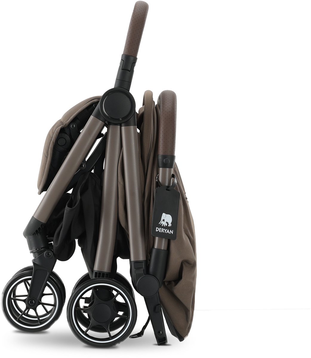 Deryan Air Buggy - Vliegtuig Buggy - 8 kg - Geïntegreerde Tas - Hazel – foto 2
