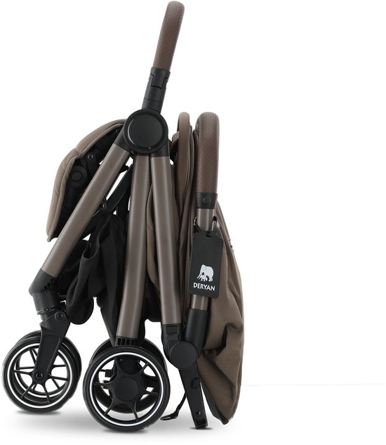 Deryan Air Buggy - Vliegtuig Buggy - 8 kg - Geïntegreerde Tas - Hazel — afbeelding 2