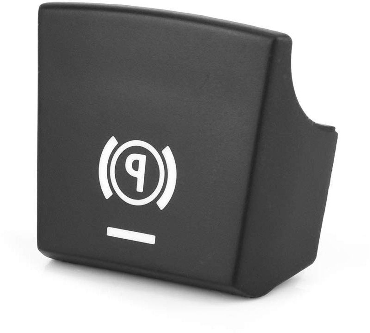 Parkeerrem Schakelaar - Handremknop Afdekking - Auto Onderdelen Vervangen - Directe Vervanging - 10 x 10 x 10 cm - Zwart