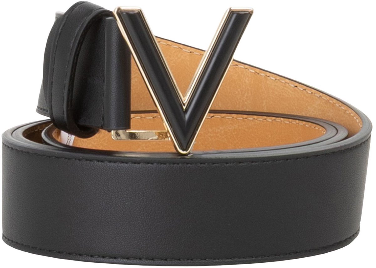 VALENTINO riem Glow Belt W115 Nero / Oro zwart
