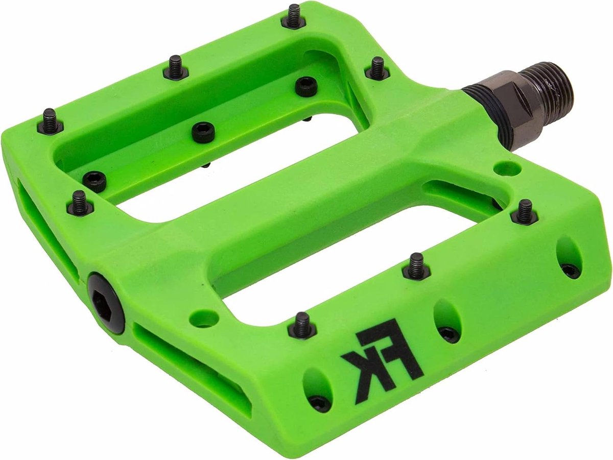 Fietspedalen Nylon - BMX Fixie Pedalen - Fietsen Mountainbiken - Hoge Weerstand Pinnen - 350 g - Groen