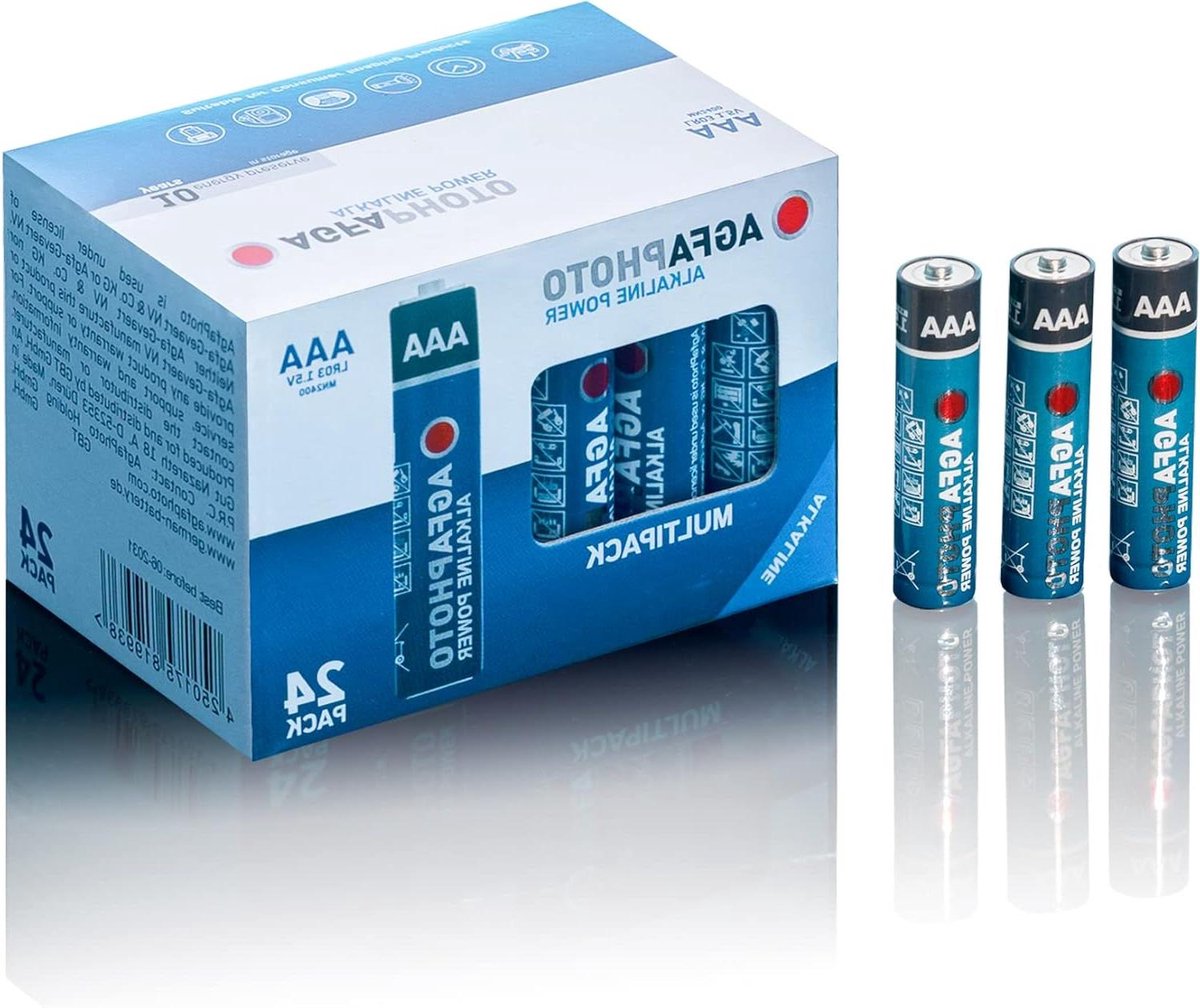 AAA Batterijen - Potlood Batterijen - Apparaten Aandrijven - Alkaline Technologie - 24 Stuks - Zilver