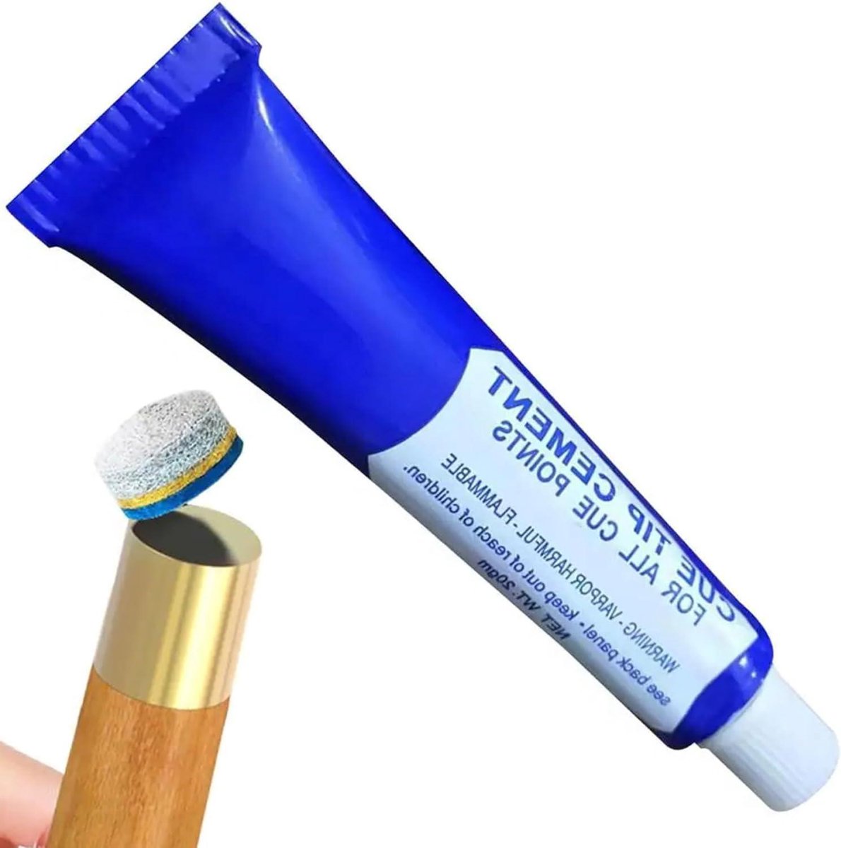 Keu Tip Reparatieset - Biljart Keu Lijm - Keu Repareren - Langzaam Drogende Lijm - 20g - Niet gespecificeerd