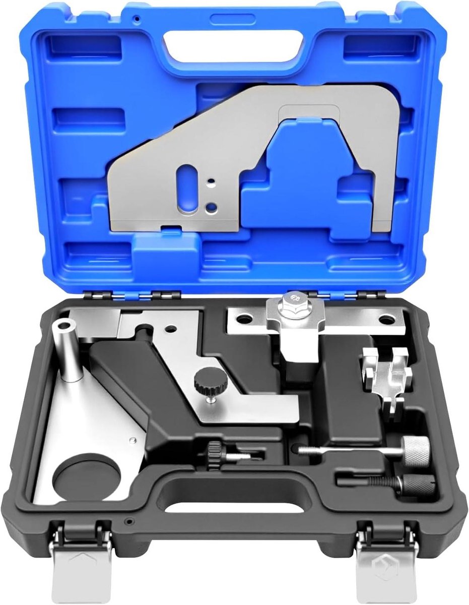 Nokkenas Timinggereedschap - Motor Timing Kit - Motoronderhoud - Nauwkeurige Uitlijning - 20 x 15 x 8 cm - Zwart