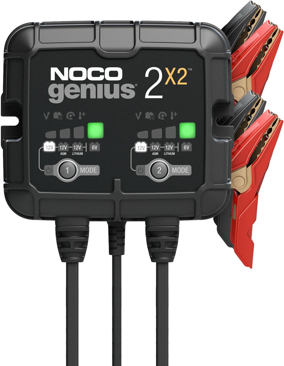 Noco - Noco Acculader 2X 6/12V 2A druppel