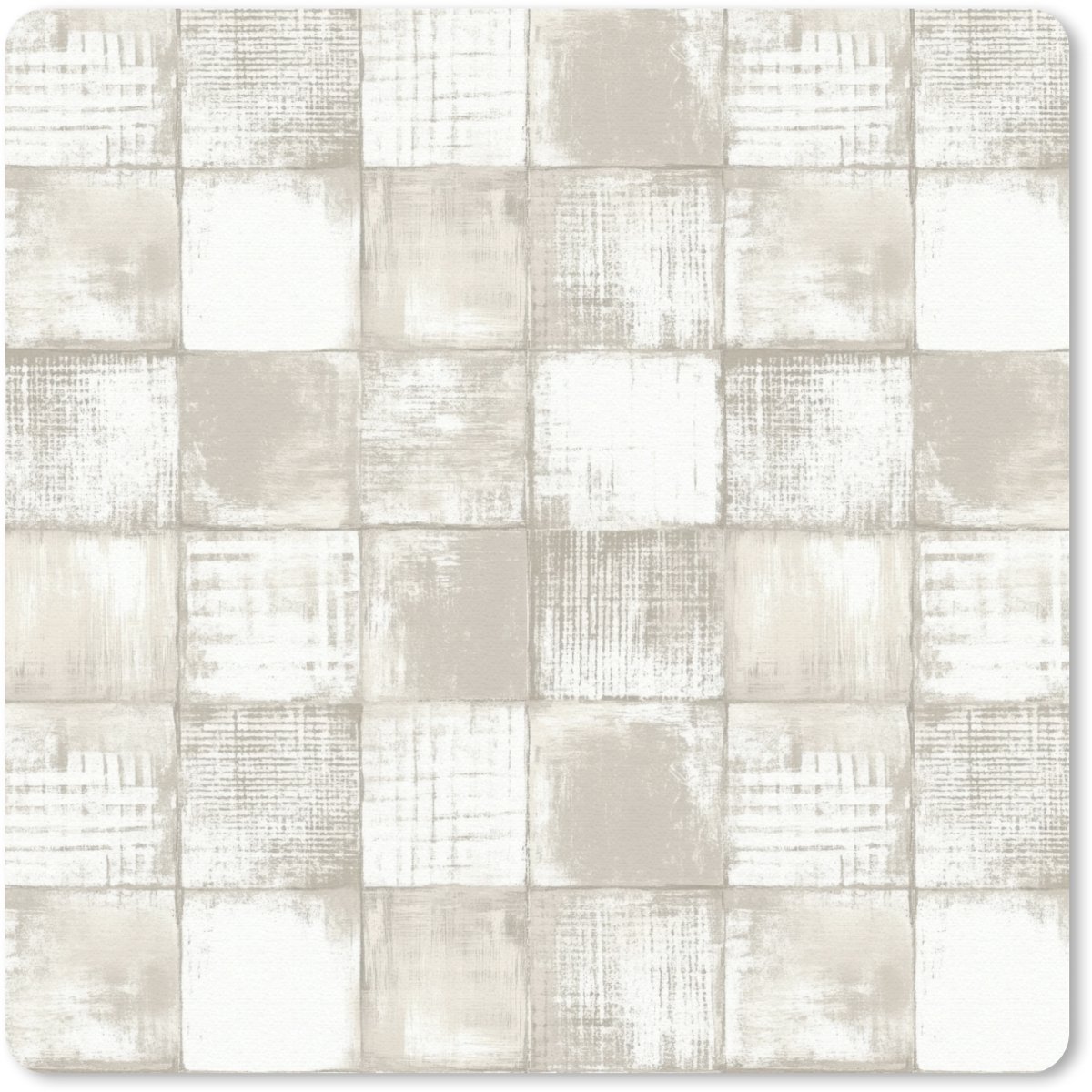 Muismat 30x30 cm - Mousepad Tegel - Patroon - Verweerd - Muismatten
