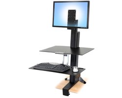 Ergotron Tall-User Kit for WorkFit Single - Bevestigingscomponent (draaibaar. opvulplaat) - schermgrootte: 6 inch