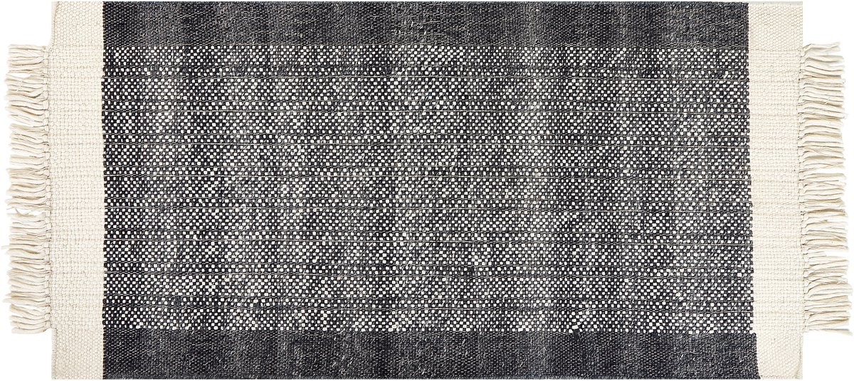 Beliani ATLANTI - Modern vloerkleed - Gebroken wit - Wol