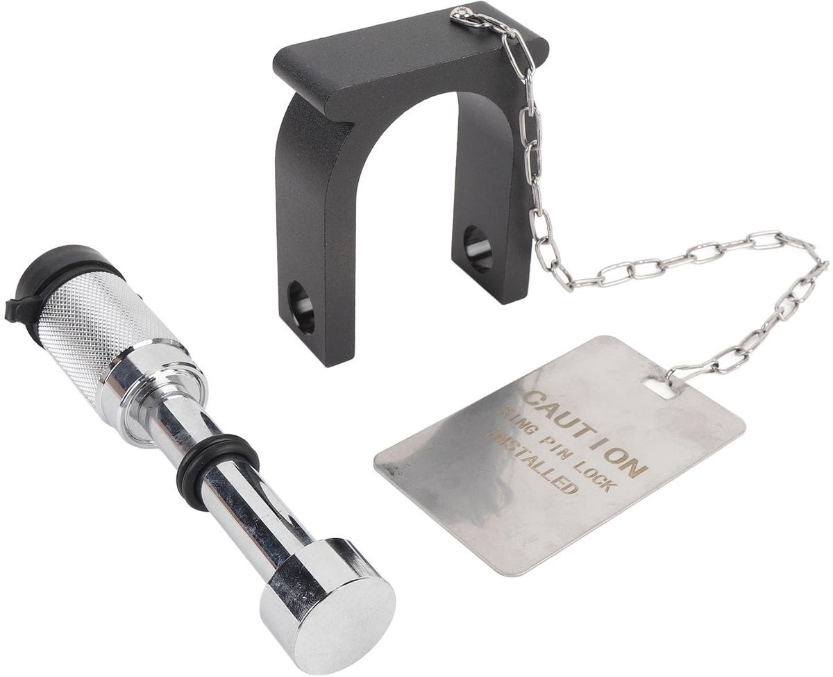 Allecto - Duty 5th Wheel Trailer Lock - Stalen Anti-Diefstal met 2 Sleutels