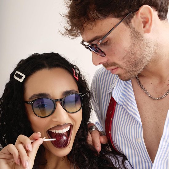 Zonnebril Vintage - Unisex Bril - Dagelijks Gebruik - Metalen Studs - UV400 Gepolariseerd — afbeelding 4