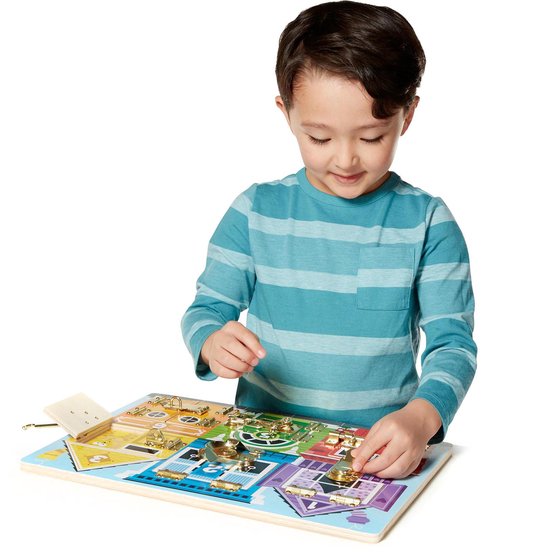 Melissa & Doug - Houten activiteitenbord - Sloten en grendels van Melissa & Doug — afbeelding 5