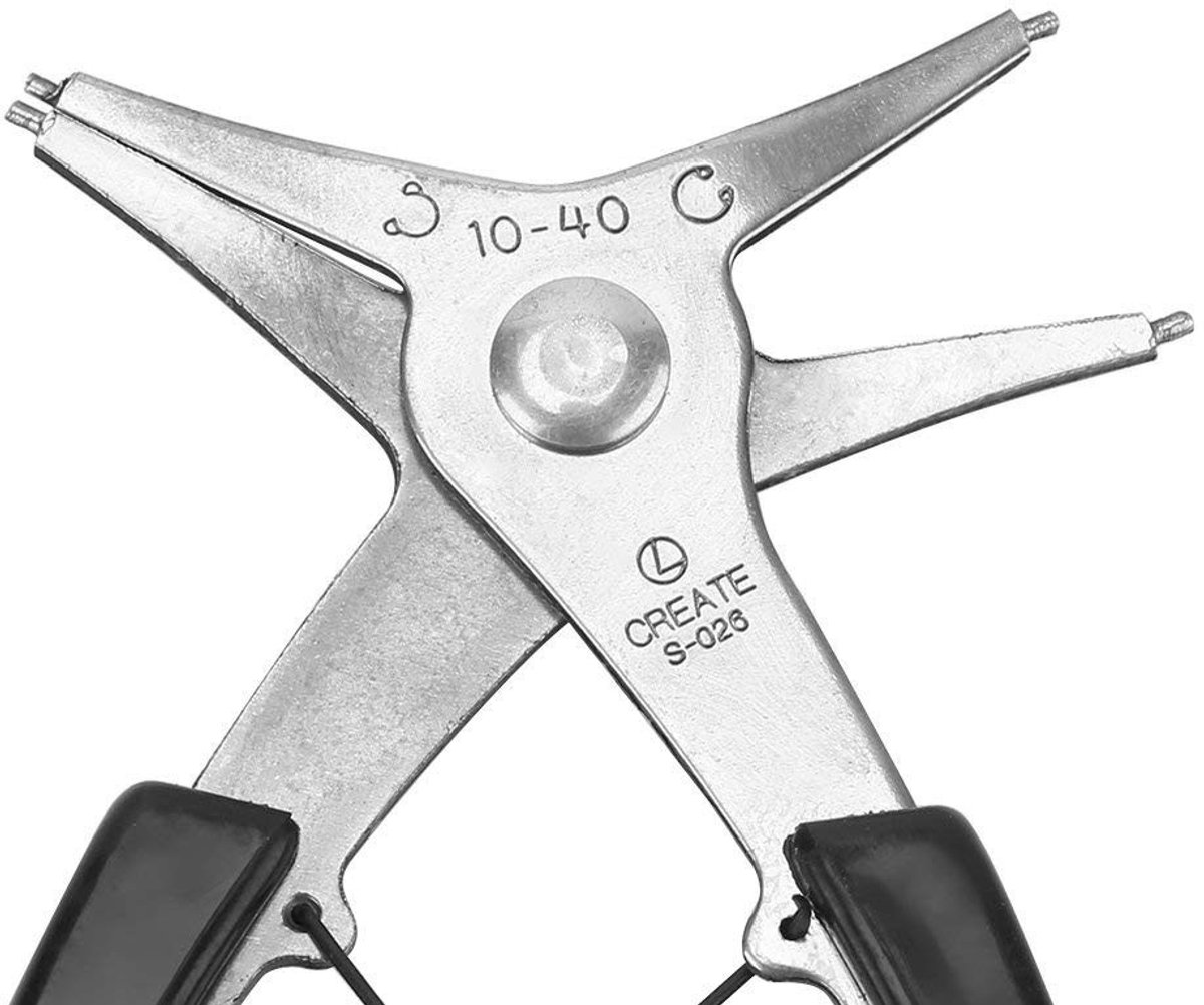 Allecto - Retaining Ring Pliers - Dubbel Gebruik voor Binnen- en Buiteringen
