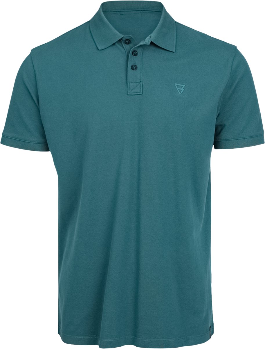 Brunotti Tavico Polo Mediterranea Heren Ademend Regular Fit L Mediterranean