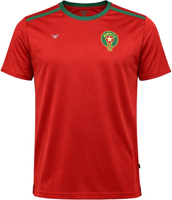 T-shirt Marokko | Marokko shirt Morocco Nation Wear | WK 2026 | Marokkaans elftal | Rood T-shirt