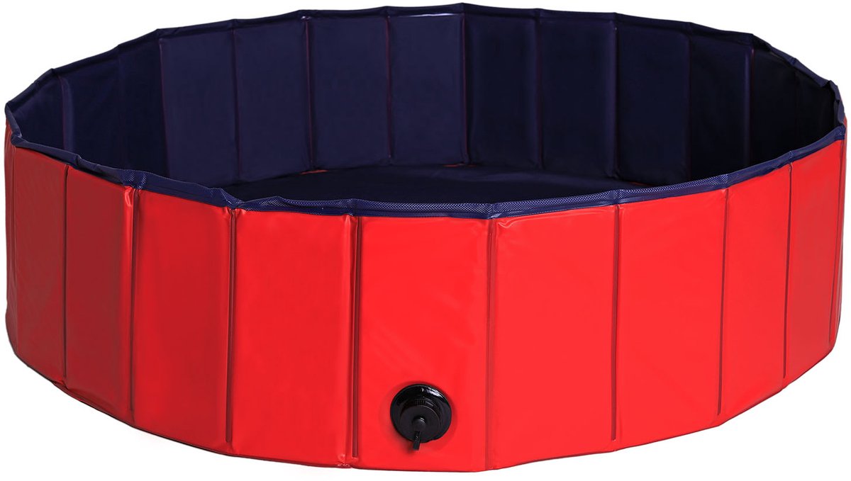 lionto Hondenbad Ø120 cm – opvouwbaar, antislip & PVC pool