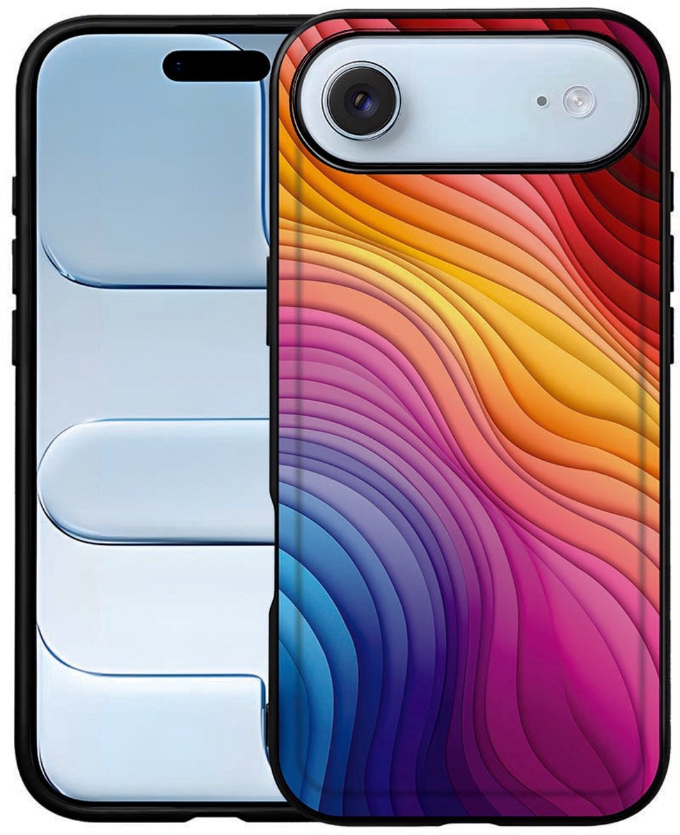 Backcover Hoesje Regenboog iPhone Air