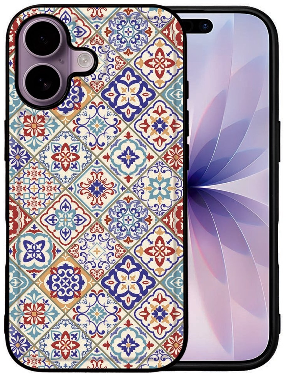 Beschermhoes iPhone 17 Tiles Color