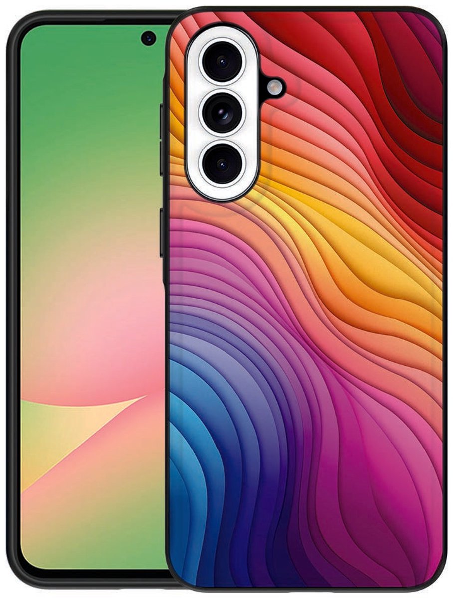 Backcover Hoesje Regenboog Samsung Galaxy A57