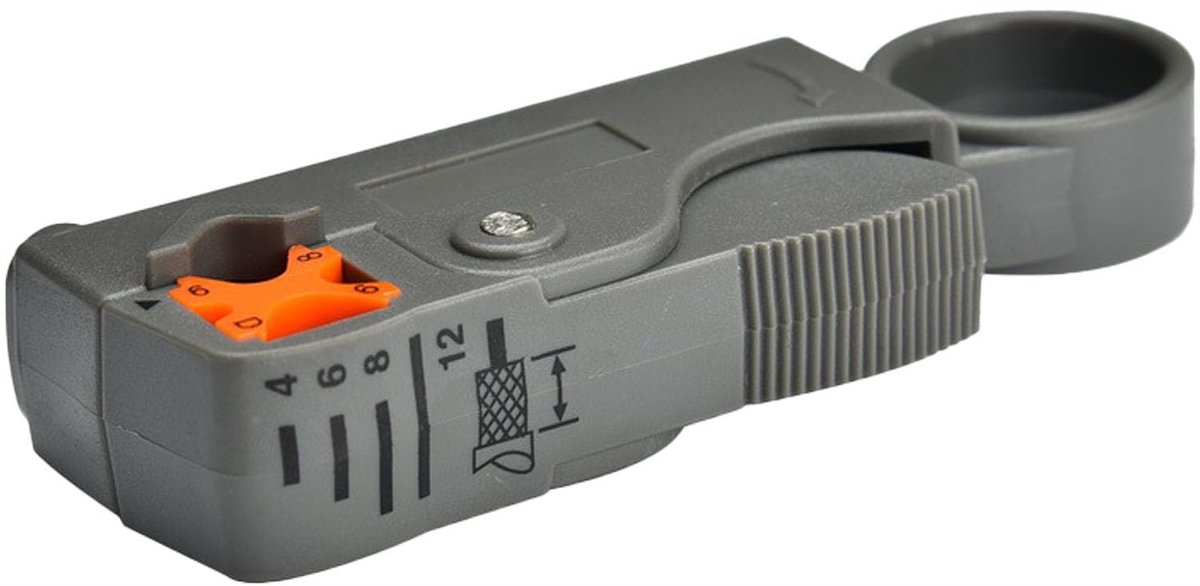 Allecto - Coaxiale Kabelstripper - Handige en Duurzame Kabelkniptang