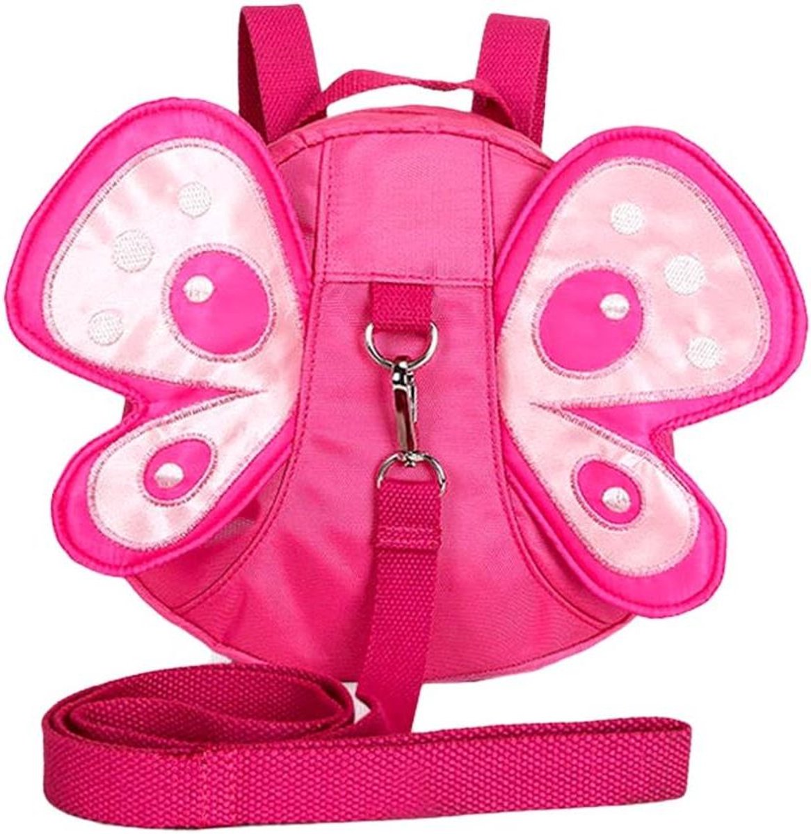 Baby Vlinder Rugzak - Veiligheidsharnas Kinderen - Leren Lopen - Vlinder Ontwerp - 1.25 Meter Touw - Roze