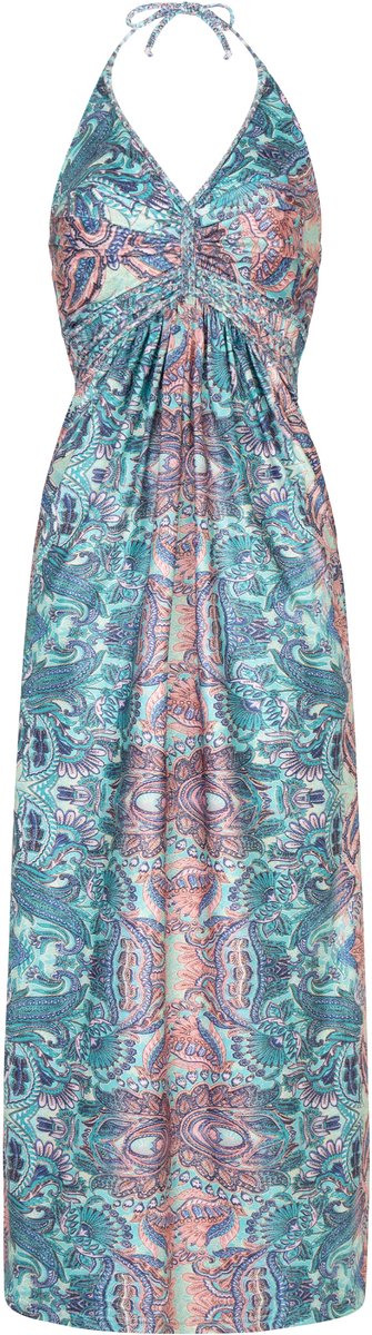 Chic by Lirette - Halter jurk Quetzal - Turquoise - M