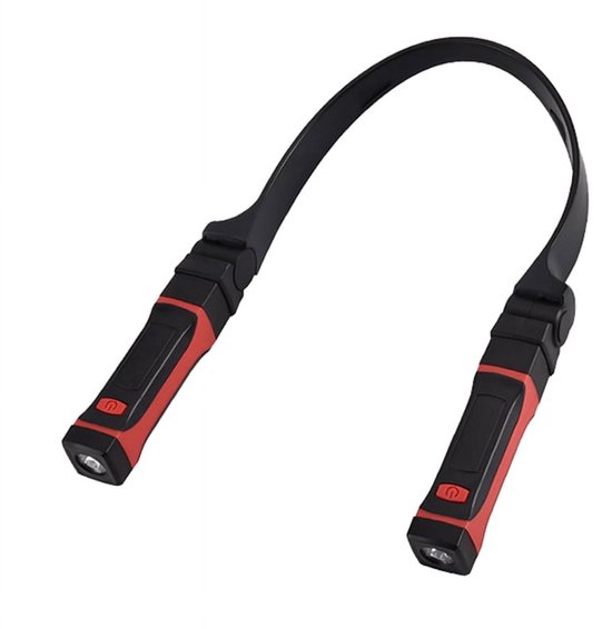 Afneembare, oplaadbare LED-werklamp met magnetische voet, ha ... - cover