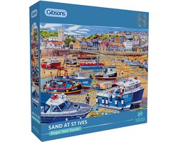 Gibsons - Zand bij St Ives ("Sand at St Ives") - Roger Neil Turner - 1000 stukjes - 68×49cm - Legpuzzel voor Volwassenen
