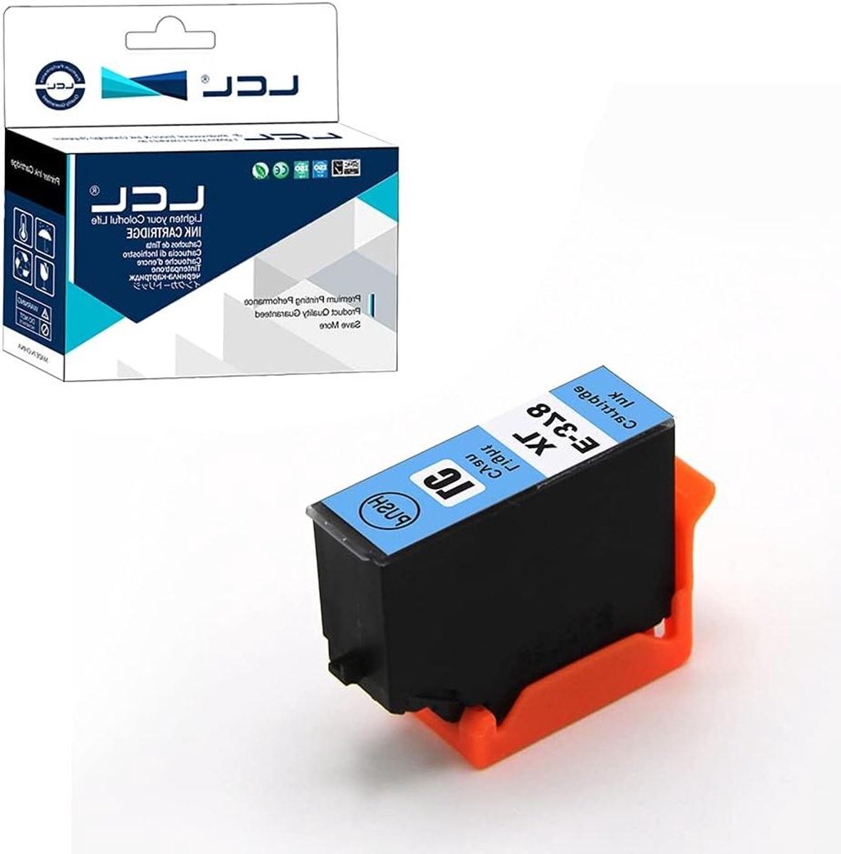 Inktcartridge - Vulling Printerinkt - Documenten Printen - Hoge Capaciteit - 1 stuk - Cyaan