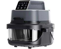 Airfryer – Heteluchtfriteuse – Friteuse – Air Fryer – Heteluchtoven – 4 Liter Inhoud – Glas Kijkvenster – 1500 Watt