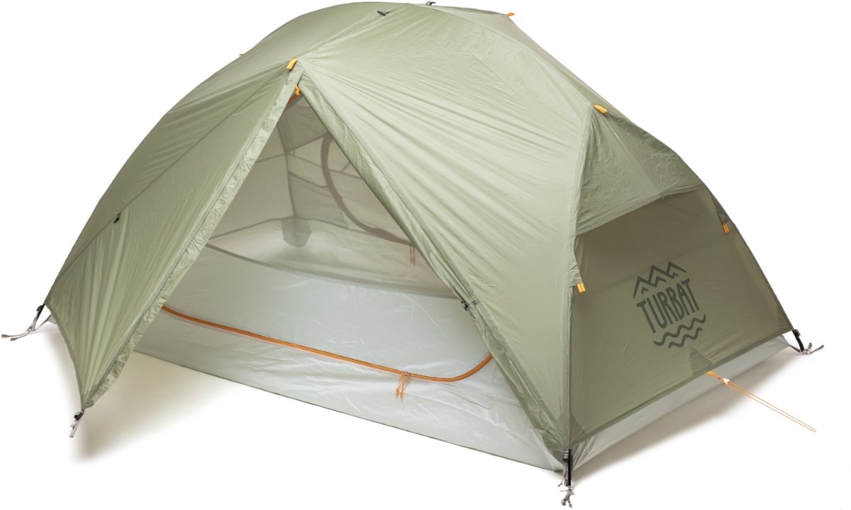 Turbat Shanta Pro 2 Tea Green - lichtgewicht tent - 2 persoons - Groen