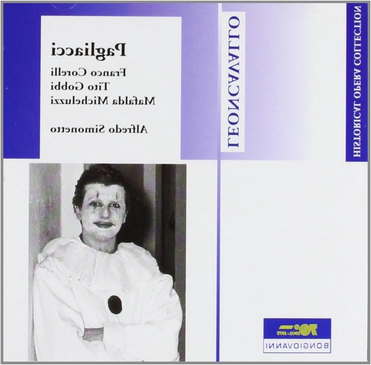Pagliacci CD - Opera Opname - Muziek Luisteren - Fysieke Muziekdrager - 14 cm - Niet gespecificeerd