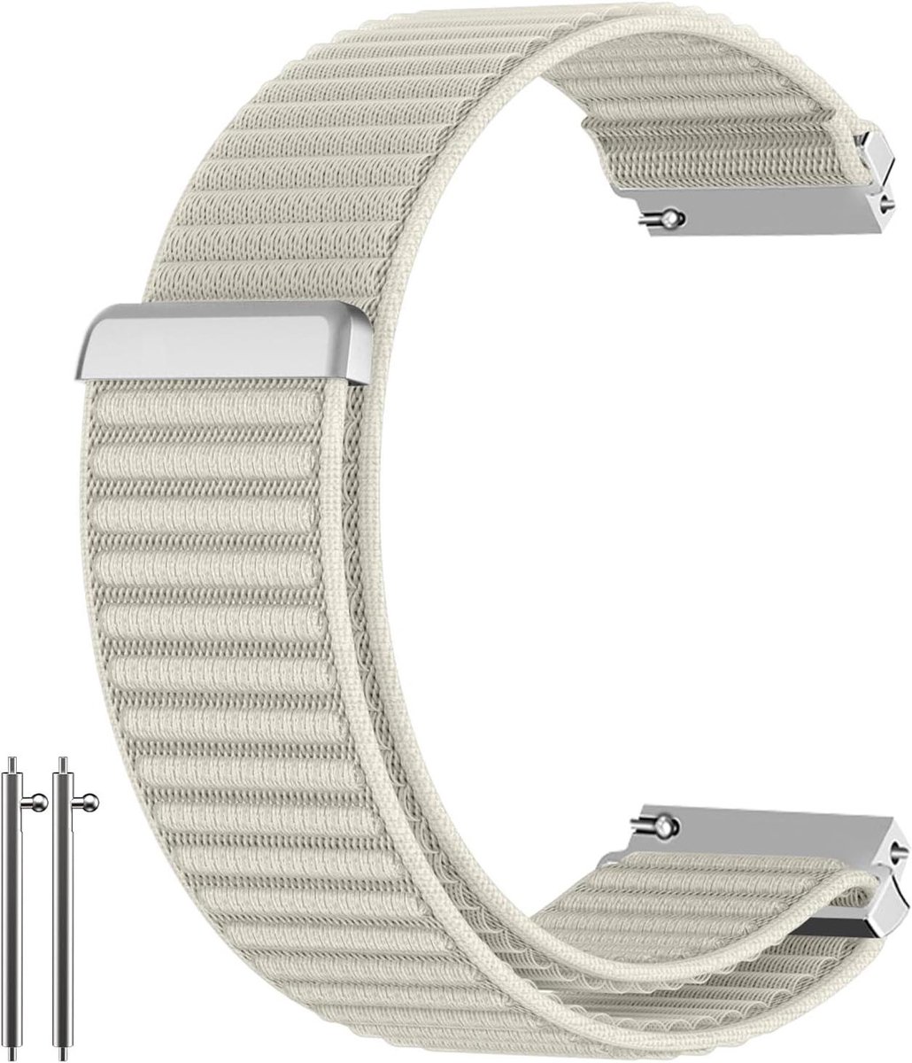Nylon Armband - Verstelbare Lus - Dagelijks Gebruik - Ademend Materiaal - 20 mm - Sterrenlicht