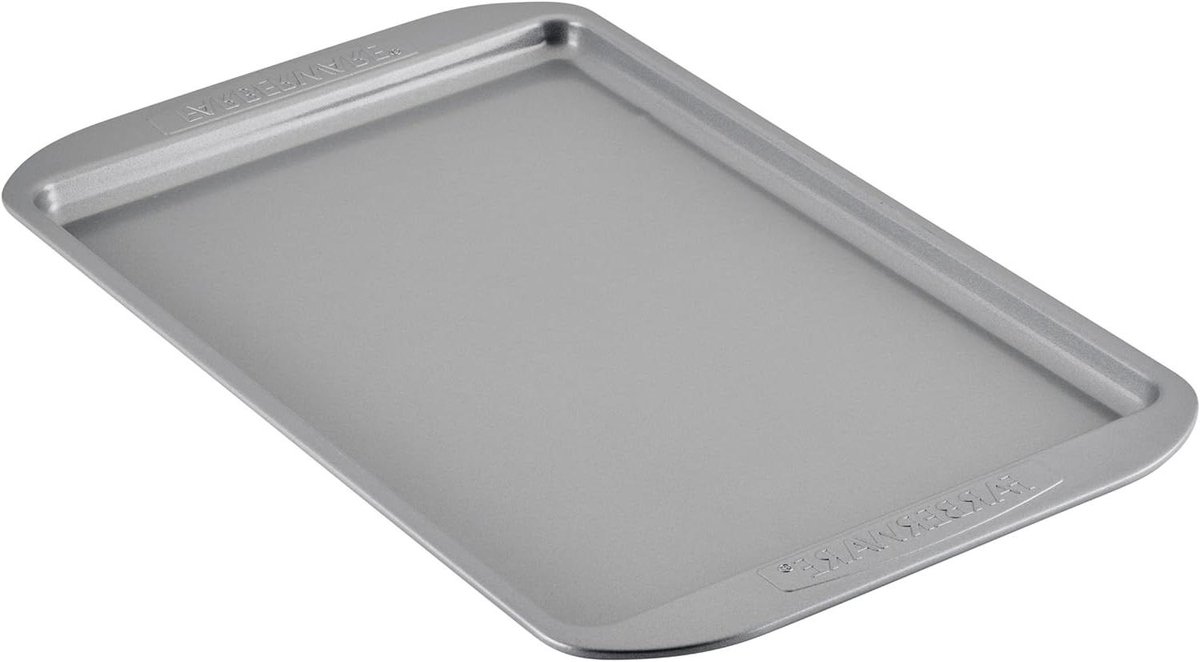 Koekjespan - Bakplaat Bakblik - Koekjes Bakken - Koolstofstaal - 25 cm x 38 cm - Grijs